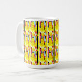 Abstrakte Kunstmalerei Kaffeetasse (Vorderseite Links)
