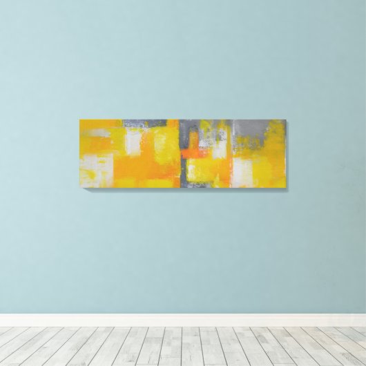 abstrakte Kunstmalerei Leinwanddruck (Insitu (Holzboden))