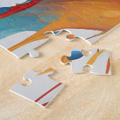 Abstrakte Kunstmalerei Puzzle (Seite)
