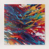 Abstrakte Kunstmalerei Puzzle (Horizontal)