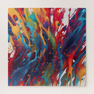 Abstrakte Kunstmalerei Puzzle