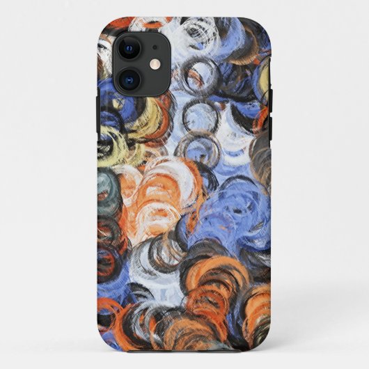 Abstrakte Kunstmalerei Retro-Farben 19 Case-Mate iPhone Hülle (Rückseite)
