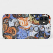 Abstrakte Kunstmalerei Retro-Farben 19 Case-Mate iPhone Hülle (Rückseite (Horizontal))