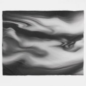 Abstrakte Kunstpolabdeckung Fleecedecke (Vorderseite (Horizontal))