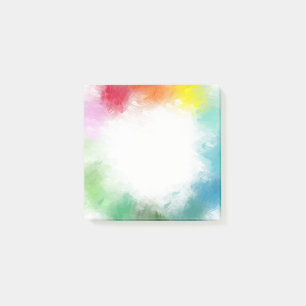 Abstrakte Kunstrasenfarben Rosa Rosa Orange Post-it Klebezettel