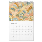 Abstrakte Kunstsammlung Kalender (Feb 2027)