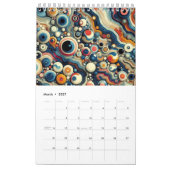 Abstrakte Kunstsammlung Kalender (Mär 2027)