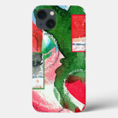 abstrakte Kunstsammlungen, gemischte Medien und Aq Case-Mate iPhone Hülle (Rückseite)