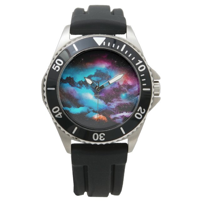 Abstrakte Kunstschau Armbanduhr (Vorderseite)