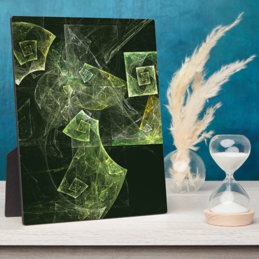 Abstrakte Kunstschau Fotoplatte (Seite)