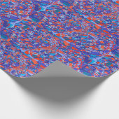 abstrakte Kunstschrift Geschenkpapier (Ecke)