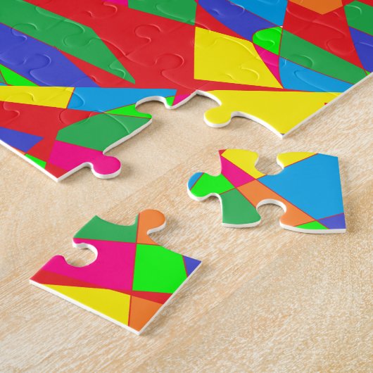 Abstrakte Kunstsportarten Kinder Puzzle (Seite)
