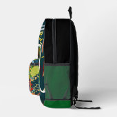 Abstrakte Kunsttasche Bedruckter Rucksack (Rechts)