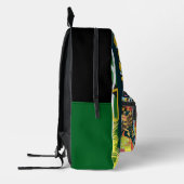 Abstrakte Kunsttasche Bedruckter Rucksack (Links)