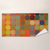 Abstrakte Kunsttextur. Farbige Textur. Moderne Kun Badehandtuch (Badehandtuch)