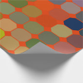 Abstrakte Kunsttextur. Farbige Textur. Moderne Kun Geschenkpapier (Ecke)