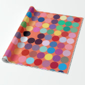 Abstrakte Kunsttextur. Farbige Textur. Moderne Kun Geschenkpapier (Ungerollt)