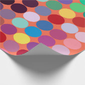 Abstrakte Kunsttextur. Farbige Textur. Moderne Kun Geschenkpapier (Ecke)