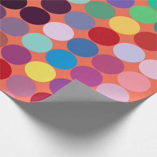 Abstrakte Kunsttextur. Farbige Textur. Moderne Kun Geschenkpapier (Ecke)