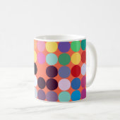 Abstrakte Kunsttextur. Farbige Textur. Moderne Kun Kaffeetasse (VorderseiteRechts)