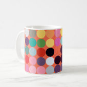 Abstrakte Kunsttextur. Farbige Textur. Moderne Kun Kaffeetasse (Vorderseite Links)