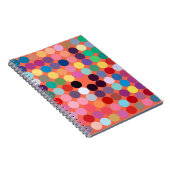 Abstrakte Kunsttextur. Farbige Textur. Moderne Kun Notizblock (Rechte Seite)