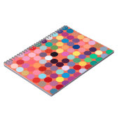 Abstrakte Kunsttextur. Farbige Textur. Moderne Kun Notizblock (Linke Seite)