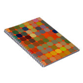 Abstrakte Kunsttextur. Farbige Textur. Moderne Kun Notizblock (Rechte Seite)