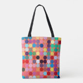 Abstrakte Kunsttextur. Farbige Textur. Moderne Kun Tasche (Rückseite)