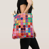 Abstrakte Kunsttextur. Farbige Textur. Moderne Kun Tasche (Von Nahem)