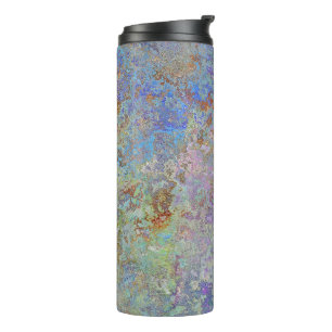 Abstrakte Kunsttextur Thermal für trendy Look Thermosbecher