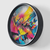 Abstrakte Kunstuhr Uhr (Winkel)