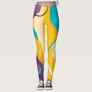 Abstrakte Kunstvolle Leggings