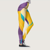 Abstrakte Kunstvolle Leggings (Rechts)