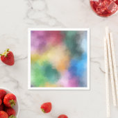 Abstrakte Kunstvorlage Elegante Moderne Serviette (Beispiel)