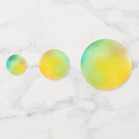 Abstrakte Kunstvorlage Farbrosa Konfetti (Rückseiten)