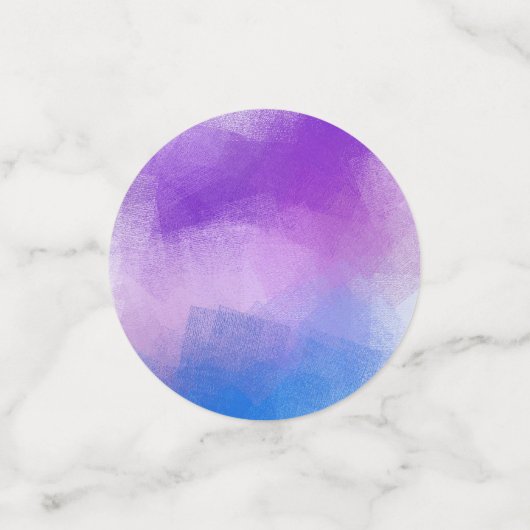 Abstrakte Kunstvorlage Farbrosa Konfetti (Klein Vorderseite)