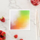 Abstrakte Kunstvorlage Moderne, helle Farben Serviette (Beispiel)