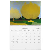 Abstrakte Kunstwanddekoration - 2026 Kalender (Feb 2027)
