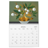 Abstrakte Kunstwanddekoration - 2026 Kalender (Jan 2027)