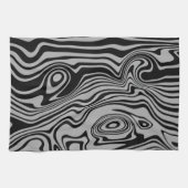 Abstrakte Kunstwellen Küchenhandtuch - Wählen Sie Geschirrtuch (Horizontal)
