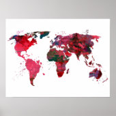 Abstrakte Kunstwelt Poster (Vorne)