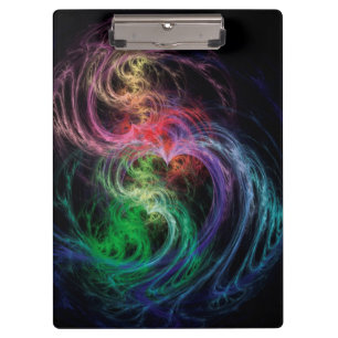 Abstrakte Kunstwelten Klemmbrett