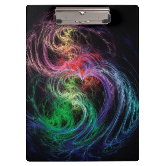 Abstrakte Kunstwelten Klemmbrett (Vorderseite)