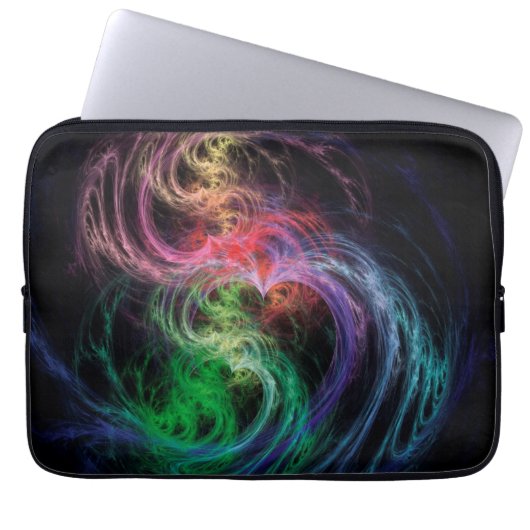 Abstrakte Kunstwelten Laptopschutzhülle (Vorderseite)