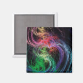 Abstrakte Kunstwelten Magnet (Vorderseite/Rückseite)