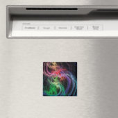 Abstrakte Kunstwelten Magnet (In Situ (Geschirrspüler))