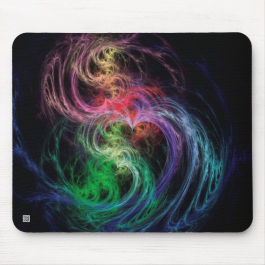 Abstrakte Kunstwelten Mousepad (Vorne)