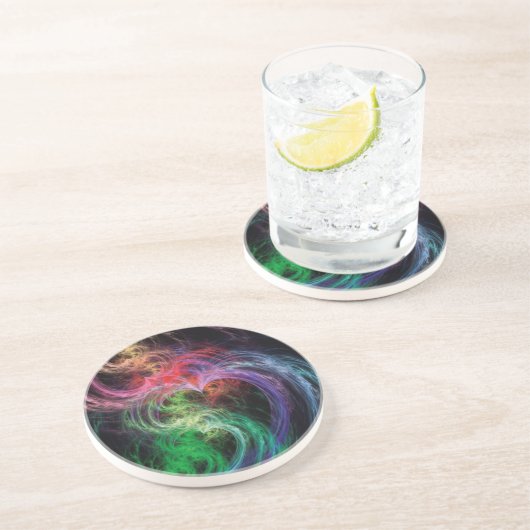 Abstrakte Kunstwelten Untersetzer (Seite)