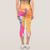 Abstrakte Kunstwerke Capri Leggings (Rückseite)